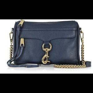 Rebecca Minkoff Navy Leather M.A.C. Crossbody Bag